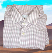 NEW ERMENEGLDO ZEGNA RED WHITE GRAPH CHECK DR...