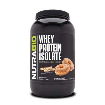 Whey Protein Isolate - Cinnamon Sugar Donut (30 Servings)
