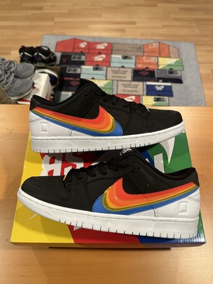 Size 10 - Nike Dunk Low SB Polaroid Black Multicolor 2022 DH7722-001