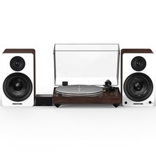 Fluance RT85N Vinyl Turntable, PA10 Preamp, Ai61 Powered 6.5" Bookshelf Speakers