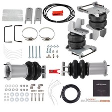 Front Rear 4x Air Spring Bags Mounting Brackets For Chevy Silverado 1500 2007-18