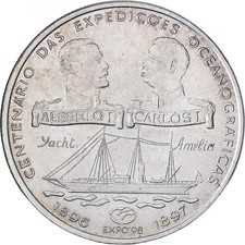 [#1117314] Portugal, 1000 Escudos, 1997, Lisbon, Silver, AU, KM:695