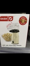 Dash Aqua Hot Air Popcorn Popper Maker with Measuring Cup