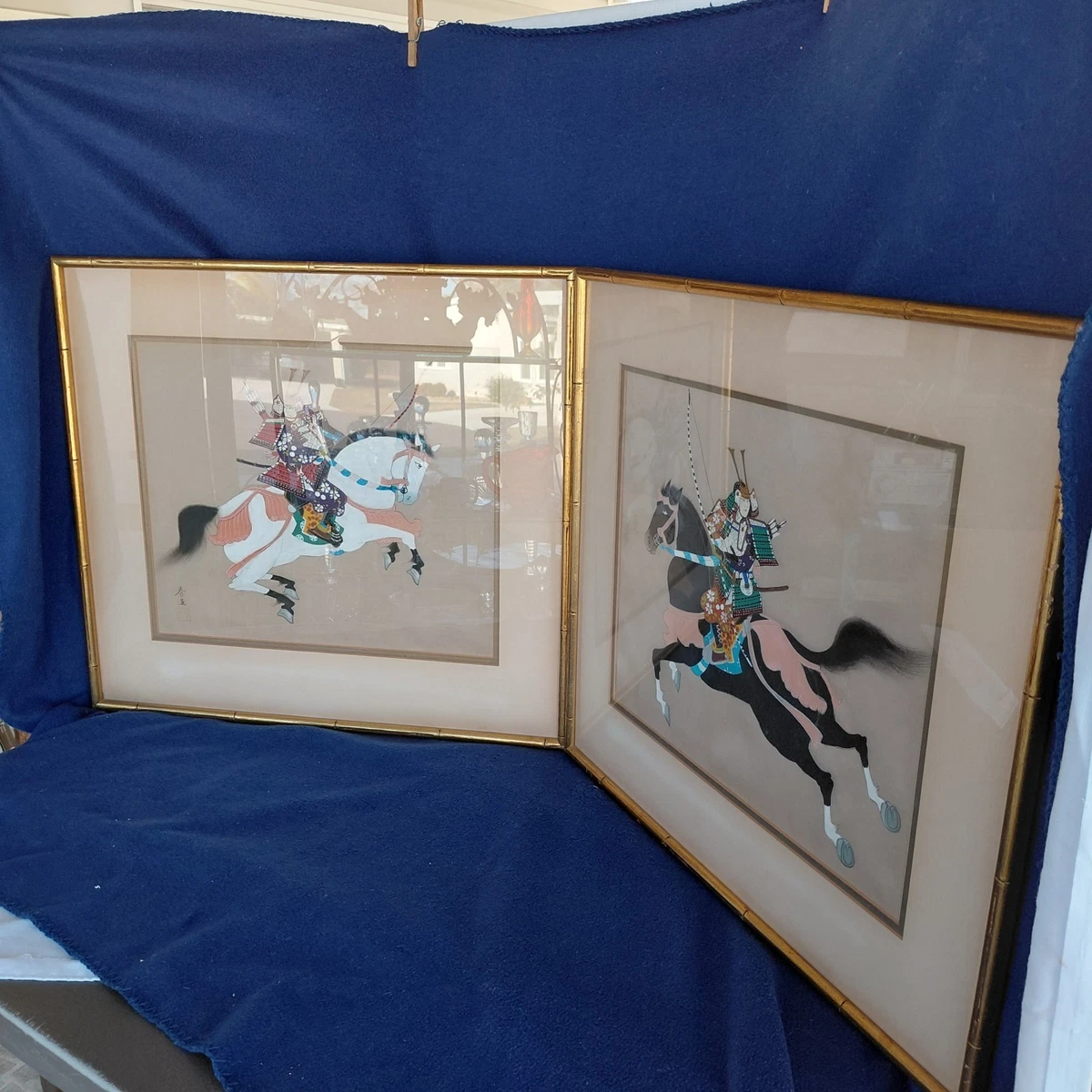 古董原始1900-1940 年日本画作、画卷| eBay