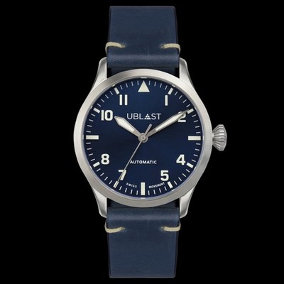 Ublast - Premier Date - UBPRD42BU - Swiss Automatic MOVT - Men - New