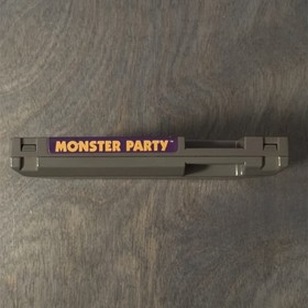 Monster Party (NES) with Instruction Manual and Cartridge Sleeve