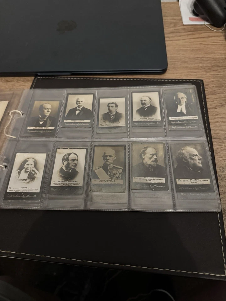 OGDENS GUINEA GOLD CIGARETTE CARDS. FAMOUS PEOPLE ALL LISTED - Image 3 of 4