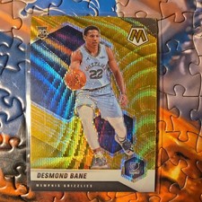 Desmond Bane 2020-21 Panini Mosaic RC Asia Gold Wave SSP Memphis Grizzlies