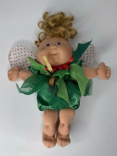 Vintage Mattel Cabbage Patch Kids 1995 Garden Fairies Holly Doll Christmas