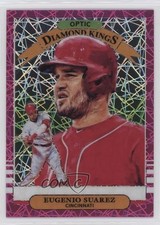 2019 Donruss Optic Diamond Kings Pink Velocity Prizm /199 Eugenio Suarez #25 r9d