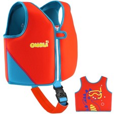 OSHYLE Kids Swim Vest with Crotch Strap Neoprene Swim Trainer Vest for Toddl...