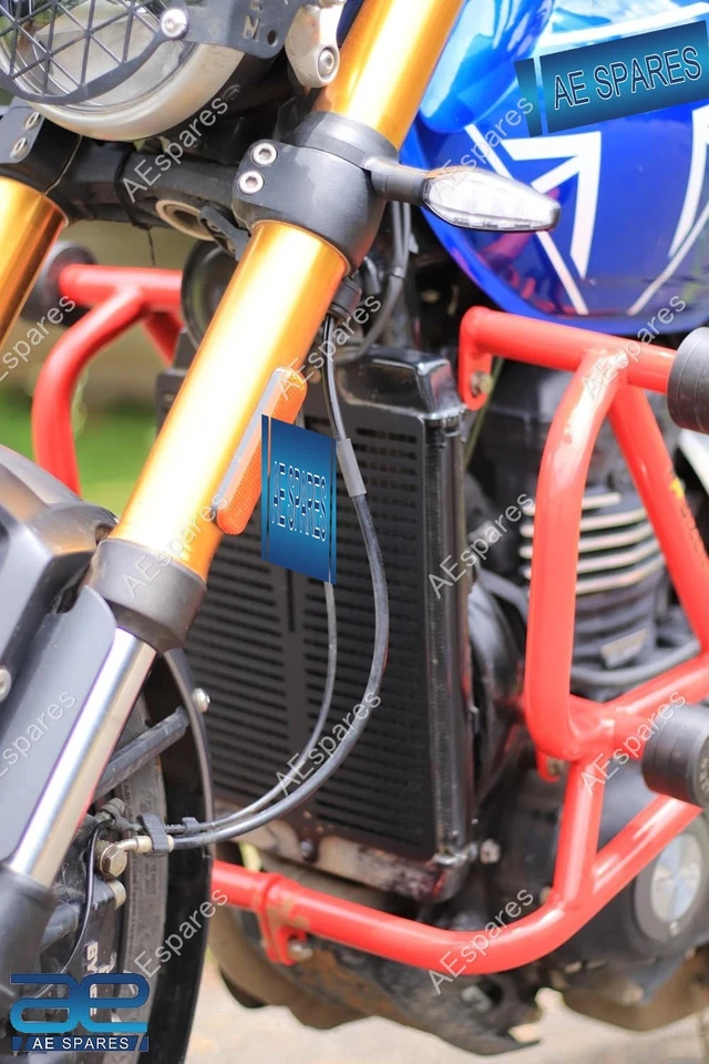 Front Radiator Grill Guard Protector Red For Triumph Speed 400 Scrambler 400 X view 4