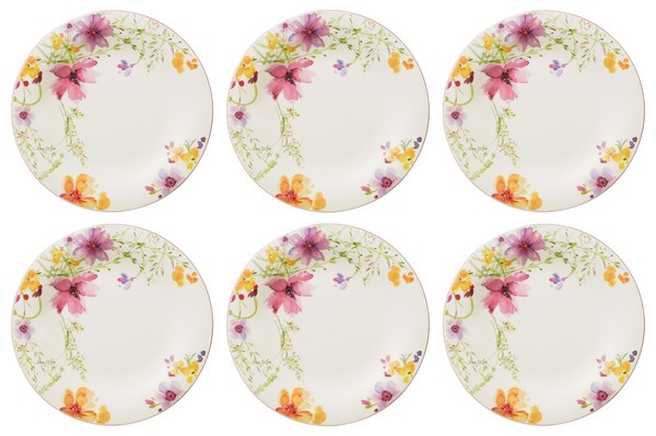 Villeroy & Boch Mariefleur Basic 6Er Set Speiseteller Rund D. 27Cm Porzellan-image