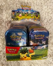 Pok mon Ascended Heroes Mini Tin Display 10 Sealed Booster Tins Open Display
