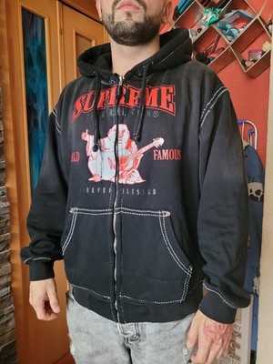 Supreme x True Religion Hoodie / size M / black Gradient