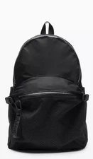 Lululemon All Hours Unisex Black Nylon Zippers Mech Pockets Backpack 27L