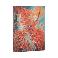 Paperblanks | Firebird (Birds Of Happiness) Midi Lined Journal | Taschenbuch