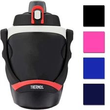 Thermos 64 oz. Foam Insulated Flip-Up Lid Hydration Water Bottle w/ Carry Handle