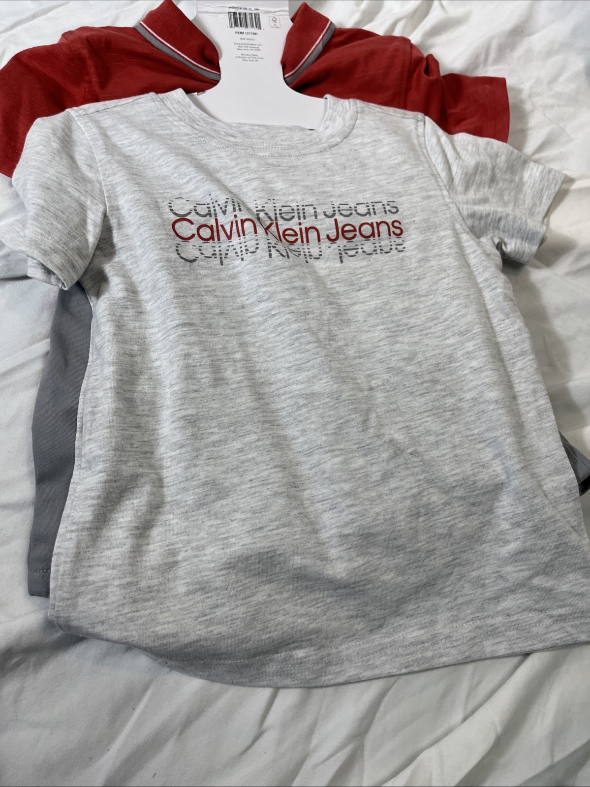 NEW WITHTAGS CALVIN KLEIN BOYS THREE PIECE OUTFIT SIZE 4 T thumbnail 7