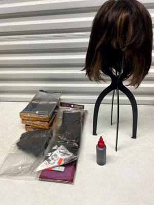 Hair Extension Bundle   Outre Velvet Remi, Spring Twist, Glue, Accessories