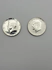 1964 Kennedy Half Dollar Proof Silver 2 Coin Lot 90% Nice Eye Appeal#1118