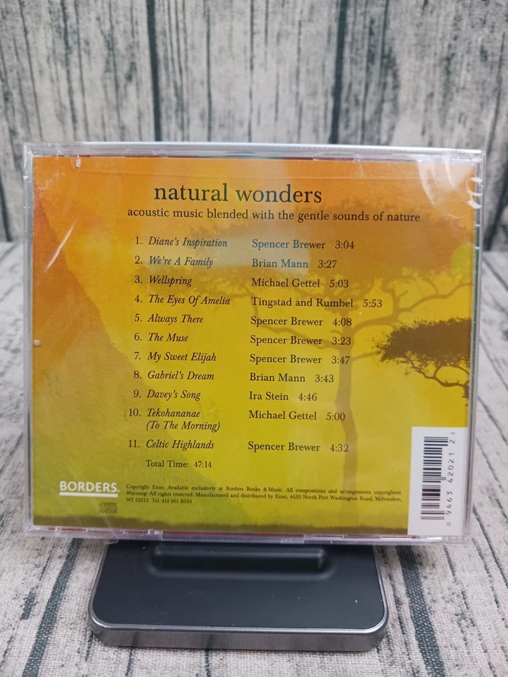 Natural Wonders - Accoustic Music Blended with Gentle Sound (CD) Brand New Foto 2 de 2