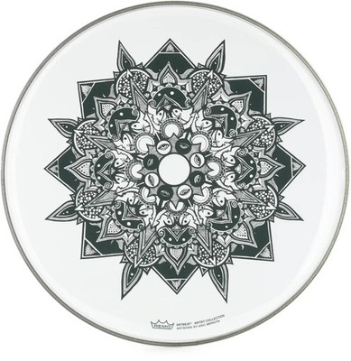 Remo ARTBEAT Artist Collection Drumhead - 16 inches, Aric Improta, Disillusion