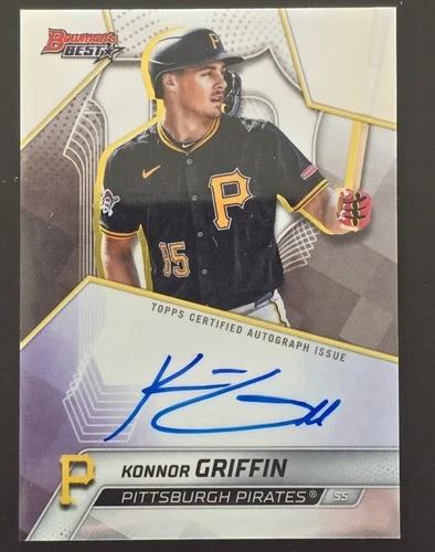 2025 Bowman's Best Konnor Griffin Base Auto #B25-KG Pittsburgh Pirates