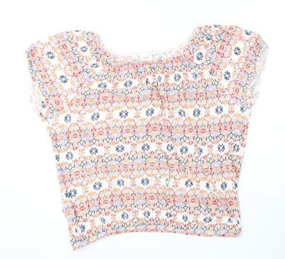 BPC Selection Damen Basic T-Shirt Mehrfarbig Geometrisch Polyester Größe XL