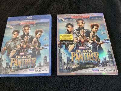 NEW Sealed - Black Panther Blu-ray + Digital - Multi-Screen w/ Slipcover - EX