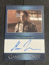 Game of Thrones: The Great Houses Marc Rissmann Captain Harry Blue Autograph