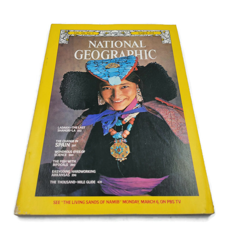 National Geographic March 1978 Spain/ladakh/eyes Of Science/bifocal Fish/arkansa