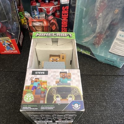 EXG Pro Minecraft Steve Phone & Controller Holder Plastic Free Packaging