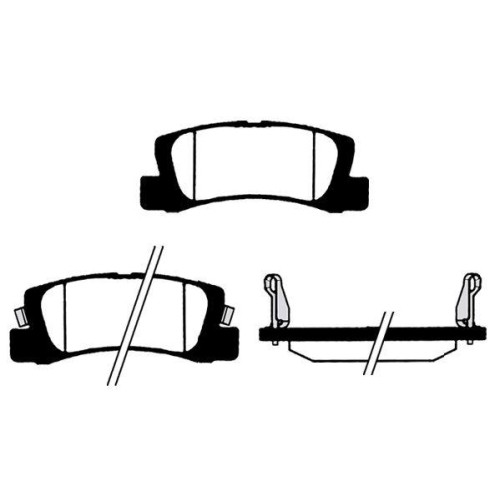 Plaquettes Raicam RA.0570.0 Solution anti-sifflement pour Freins Toyota et Lexus