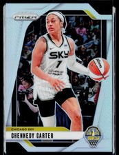 2024 Panini Prizm WNBA #66 Chennedy Carter Chicago Sky Silver Prizms