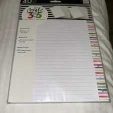 me & my BIG ideas Note Filler Paper - The Happy Planner Scrapbooking Supplies -