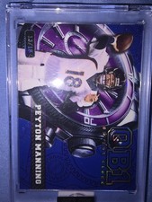 2024 Wild Card QB1 On The Clock 13/15 Payton Manning Blue Foil DENVER BRONCOS SP
