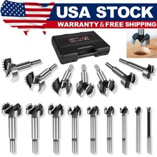 1/4" to 2-1/8" Forstner Bit Set for Woodworking Drill Press Handheld Drills