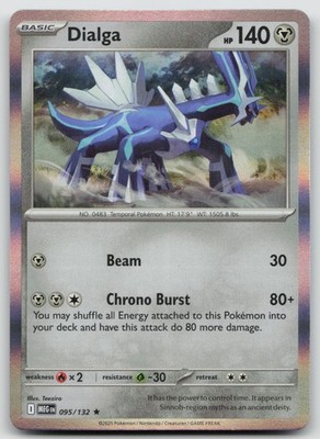 Dialga Rare ME01: Mega Evolution 095/132 Holo NM