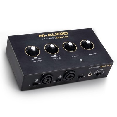 M-Audio M-Track Duo HD USB-C Audio Interface, 2-In/2-Out, 24-Bit/192kHz