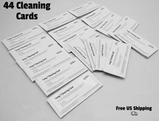 Pointman Long T Cleaning Cards for Nuvia N10 N20 N30 ID Card Printers 44-Pack