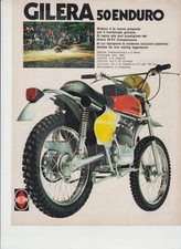 advertising Pubblicità-MOTO GILERA  50 ENDURO 1976-MOTOITALIANE REGOLARITA EPOCA