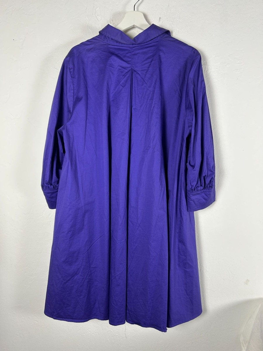 COS Womens A-Line Popover Mini Shirt Dress Size 14 Purple 3/4 Sleeve Pockets | eBay COS Womens A-Line Popover Mini Shirt Dress Size 14 Purple 3/4 Sleeve Pockets | eBay