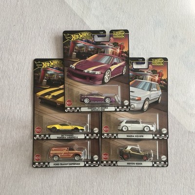 Hot Wheels 5x Boulevard 2023 Premium Set 979Y Set neu OVP Konvolut