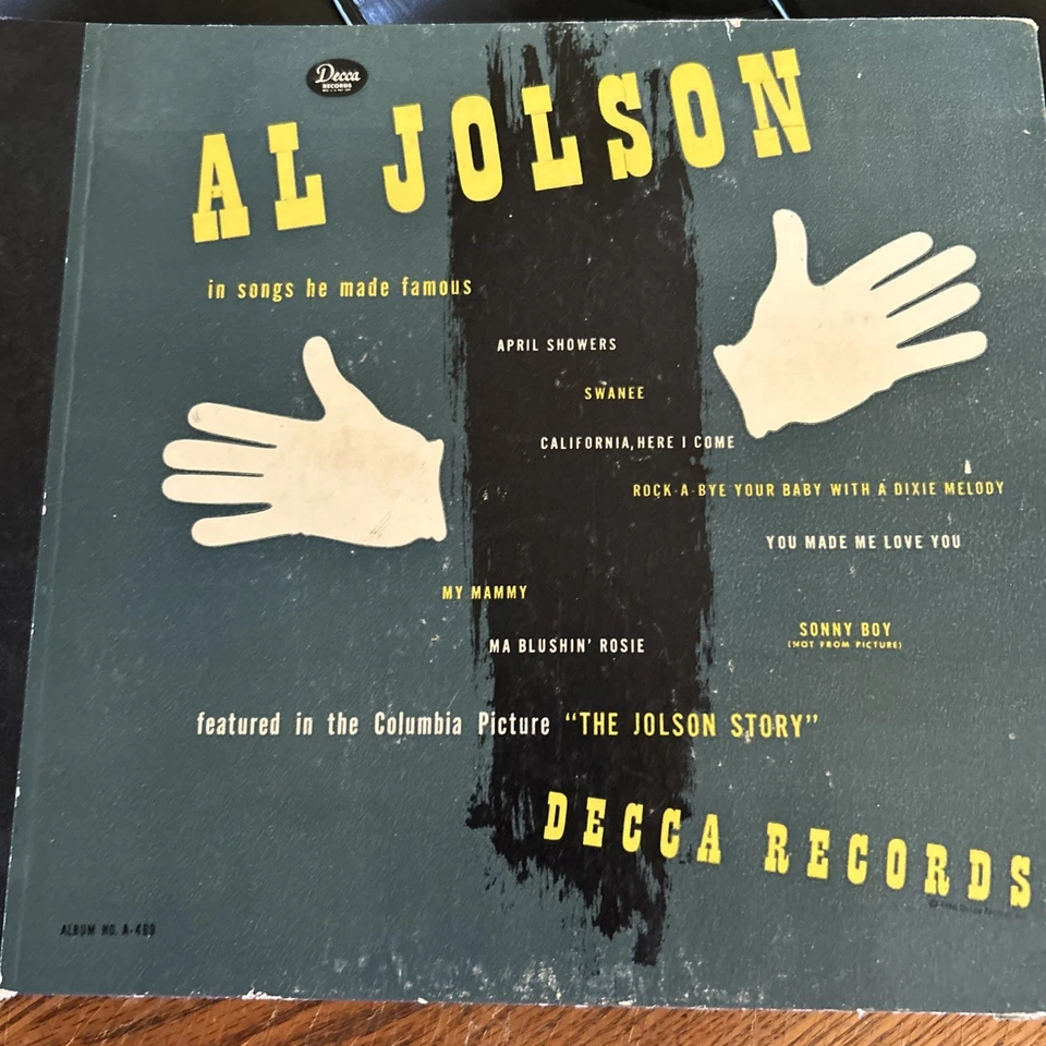 Al Jolson 78rpm Set Decca Records #A-469 Al Jolson In Songs He Made Famous - Image 2 of 4