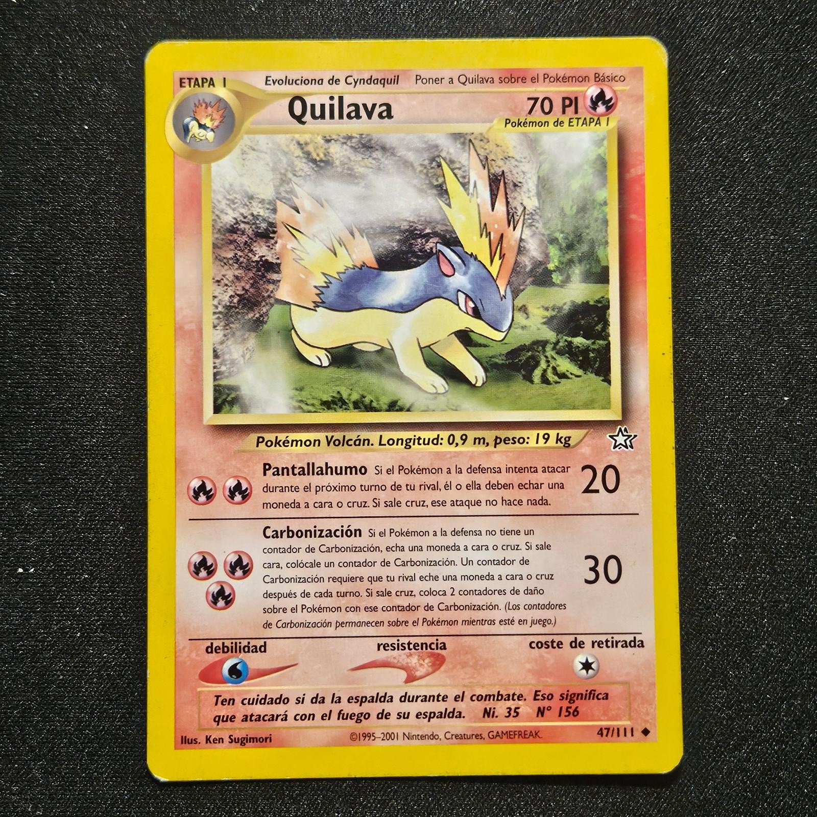 Pokemon QUILAVA 47/111 NEO GENESIS Unlimited