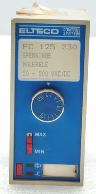 Elteco Control System FC 125 230 Relay 50-500 VAC/DC Spenniss Malerele New