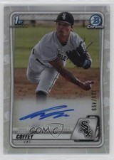 2020 Bowman Draft Chrome Picks Refractor 309/499 Adisyn Coffey #CDA-AC Auto 2a9