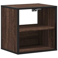 Wand-Nachttisch Braun Eichen-Optik 40X31X39,5 Cm