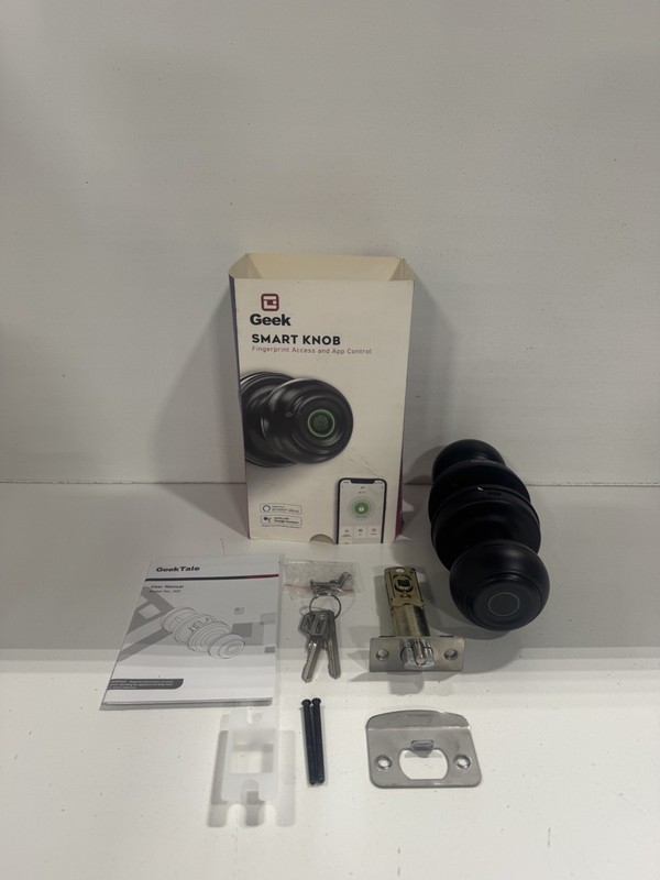 Smart Door knob Fingerprint Door Lock Biometric Door Knob with App Control & Key